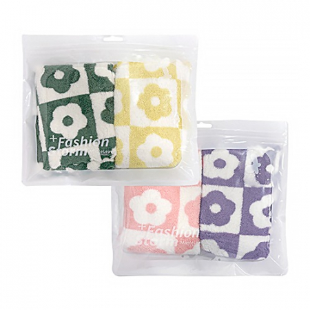 꽃잎극세사 행주2P(지퍼백) #2