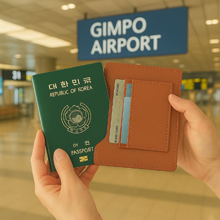 심플 컴포트 여권 여행용 안티스키밍 RFID차단 지갑 커버 케이스 #2