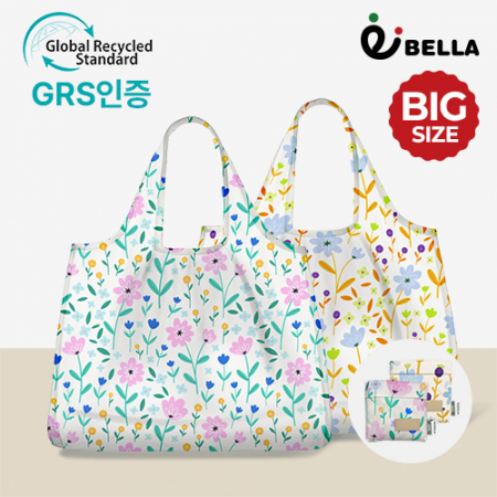 에코벨라 꽃무늬 접이식 폴딩 에코 장바구니 #2