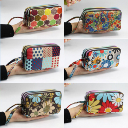 스트랩파우치 손가방 미니지갑 손잡이파우치 화장품파우치 미니파우치 핸드폰파우치 시장 지갑 #2