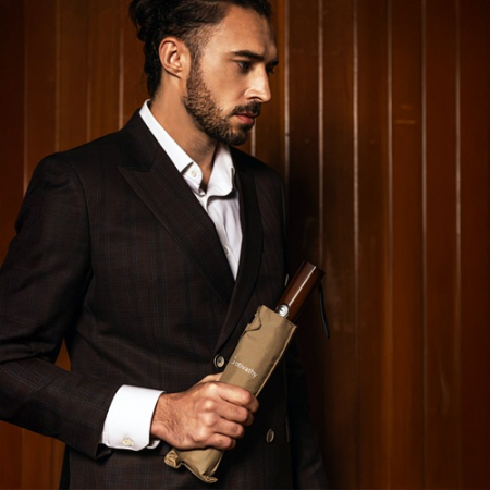 고티바쉬 태풍차단 특수 보조살대 사용 3단우산 8K #4