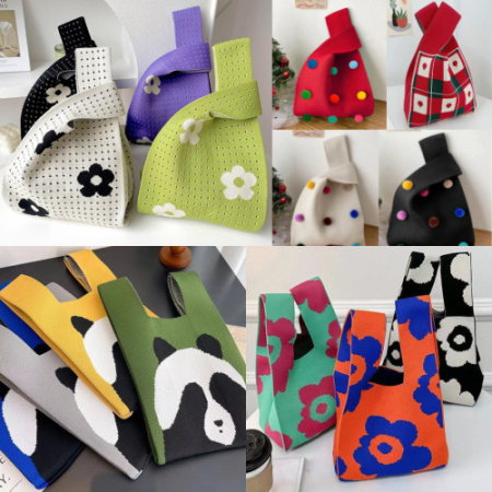 미니 손가방 니트백 뜨게가방 니트가방 크리스마스선물 가방선물 #2