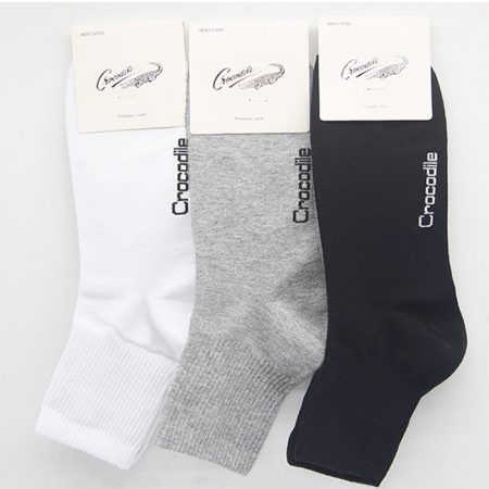 크로커다일 여자 남자 중목 양말 #3