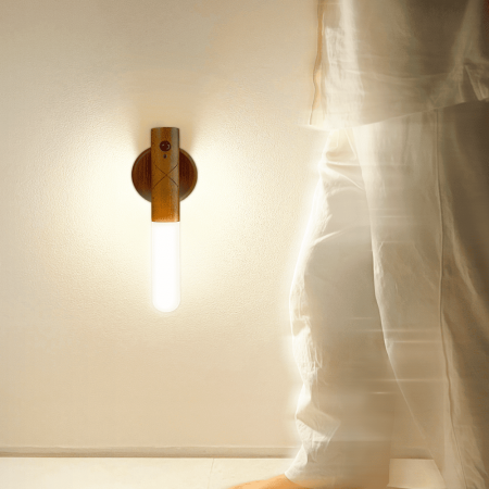 우드바 원목 무선센서등 LED 충전식 현관용 #2