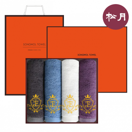 송월타올 엘리트 뱀부 180g  4매세트+쇼핑백 #2