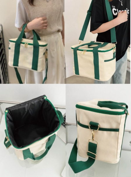 심플보냉백심플백깔끔한런치백깔끔한보온보냉백도시락가방 #2