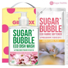 슈가버블 주방세제470펌프 섬유유연제300리필 2종
