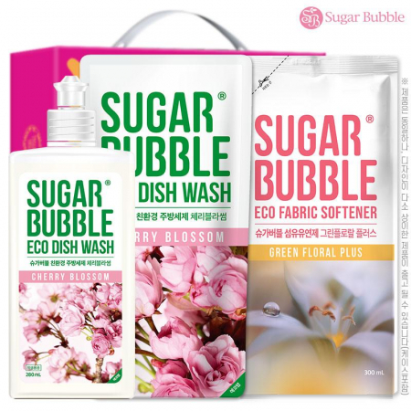 슈가버블 주방세제280용기 주방세제280리필 섬유유연제300리필 3종 #2