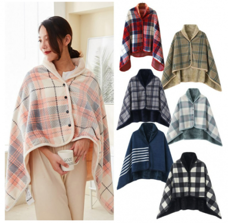 망토 담요 무릎담요 극세사 똑딱이 #2