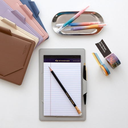 라이드 가죽 리갈패드 노트패드세트 A5 #2