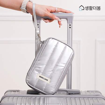 생활더봄 패딩 여권파우치 RFID차단 방수 카드수납 여행용 지갑 #3