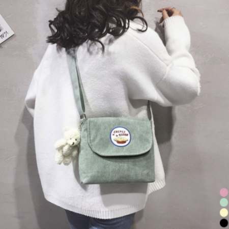 골덴크로스백 코듀로이크로스백 어린이보조가방 미니크로스백 #2