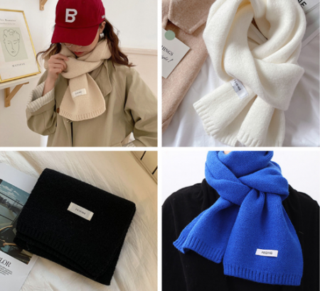 12가지 색상 머플러 목도리 니트 숄머플러 #2