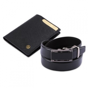 비즈니스선물 남성 고급 소가죽 벨트 사피아노 중지갑 직장인 필수품