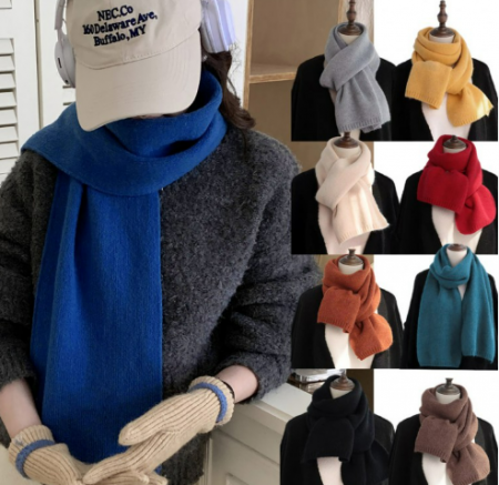 니트 심플 머플러 목도리 남여공용 #2