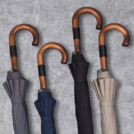 고티바쉬 우드레더그립 대형 장우산 70 16K 골프우산 120cm #3