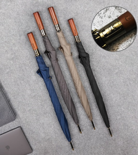 고티바쉬 슬라이드 우드그립 장우산 70 8K 튼튼한 방풍우산 122cm #2