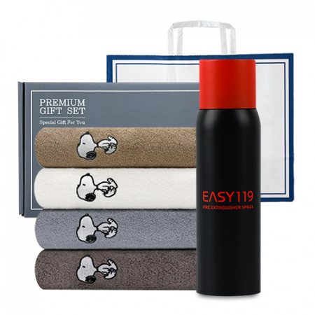 송월 프리미엄 선물 세트 (스누피 리버40 1P + 소화기 1P) #3