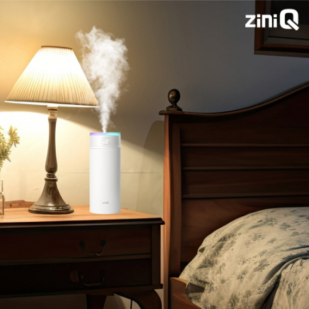 [지니큐] 무선 500ml 무드등 7컬러 LED 이퀄라이져 미니가습기 ZQ-HX50 #5