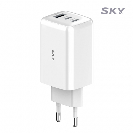 스카이 필 GaN65X 4세대 초미니 65W 멀티 3포트 PD 초고속 충전 어댑터 #3