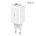 작은이미지: 스카이 필 GaN65X 4세대 초미니 65W 멀티 3포트 PD 초고속 충전 어댑터 #3