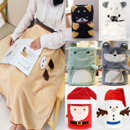 담요 블랭킷 휴대용담요 캐릭터담요 극세사담요 캠핑담요 크리스마스담요 개별파우치 #3