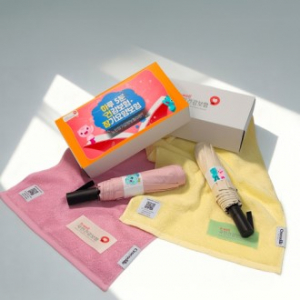 style 플러스세트 45호 (크로커다일 퍼스널 라벨 타올+기라로쉬 3단 빅 암막 전자동 우산)