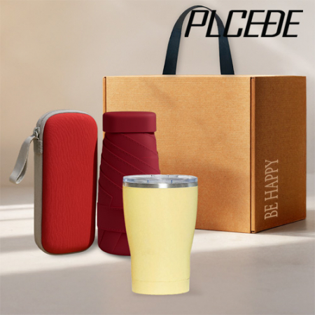 플씨드 5단 사각 캡슐 우산 + 텀블러 350ml 2종세트 #2