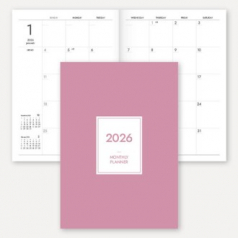 2026 월간 플래너 노트(중철제본/A4)