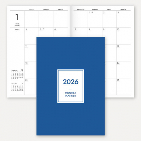 2026 월간 플래너 노트 (중철제본/32절/B6) #3