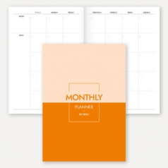 만년형 월간 플래너 노트(책제본/A4)