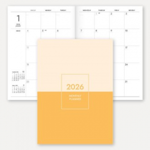 2026 월간 플래너 노트(책제본/16절/B5)