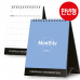 작은이미지: 만년형 월간 플래너 달력 150*210 (기성/박인쇄) #2