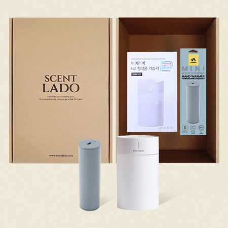 센트라도 아이리버 미니가습기+원통형 휴대용 손난로 보조배터리 세트 #4