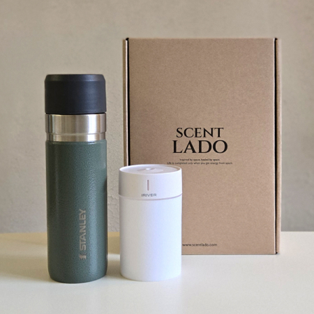 센트라도 아이리버 미니가습기+스탠리 고진공 슬림보틀 텀블러 세트 #2