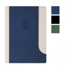 양장 라탄투톤 매직 카드포켓 다이어리 32절