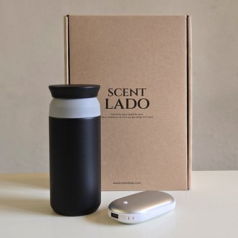 센트라도 젯스 휴대용 손난로 보조배터리+포인트 텀블러 세트