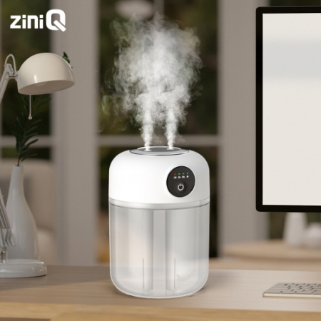 [지니큐] 700ml 무선 C타입 LED 무드등 저소음 듀얼 가습기 ZQ-HX70 #5