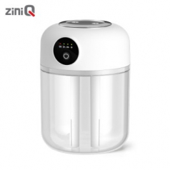 [지니큐] 700ml 무선 C타입 LED 무드등 저소음 듀얼 가습기 ZQ-HX70