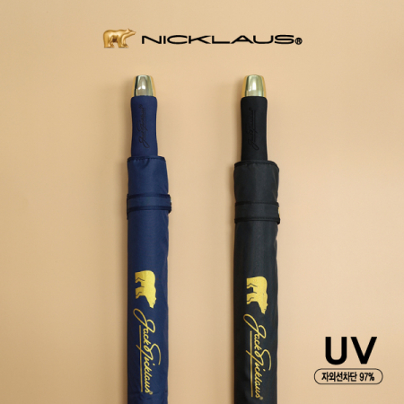 [잭니클라우스]  자외선 차단 인증 자동 솔리드 골프 장우산 #2