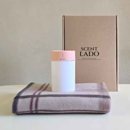 센트라도 패턴 담요+아이리버 미니가습기 세트 #3