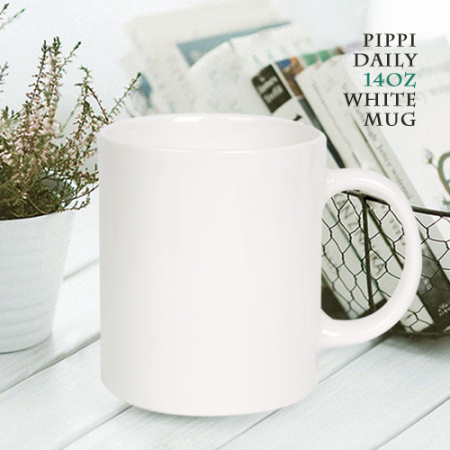 삐삐 데일리 14oz 화이트머그 #2