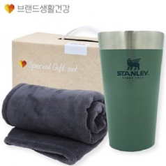 겨울방한(스탠리 파인트컵텀블러+부드럽고 따뜻한 담요)
