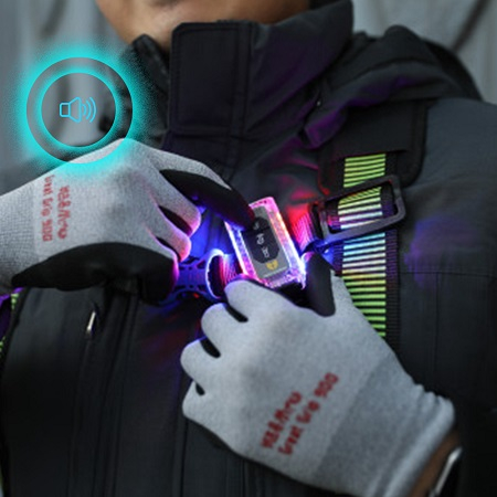 LED 경광등 겸용  전자 호루라기  W02U  (나이트 가디언 정품) #6