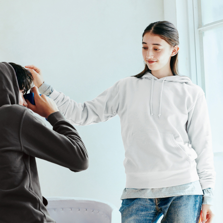 매직 오버핏 기모 후드티 스웨트 남여공용 빅사이즈 단체티 #2