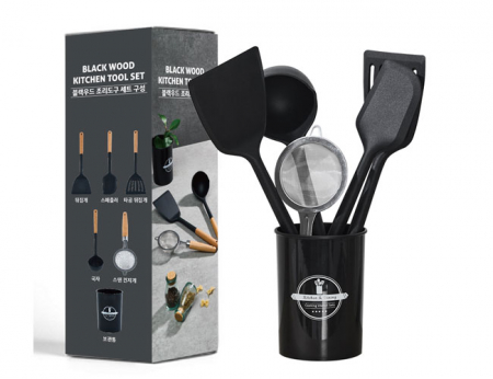 블랙우드 실리콘 조리도구5종세트 #3