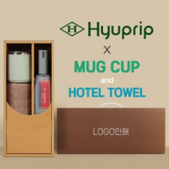 협립 이지롤 거꾸로 완전자동 우산 +뱀부170세면타월+로하스머그컵-세트