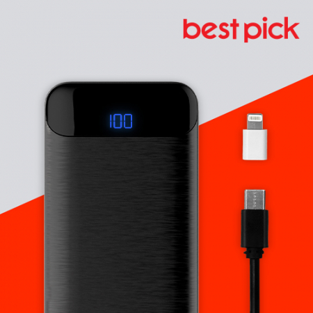 베스트픽  슬림형 LCD 보조베터리 10000mAh #2