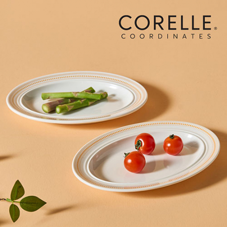 코렐 코디네이츠 로즈몬트 타원접시 2P #2