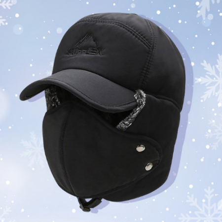 겨울모자 귀달이모자 귀도리 털모자 방한모 군밤장수모자 마스크모자 #3